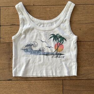 Billabong Classic White Tank Top